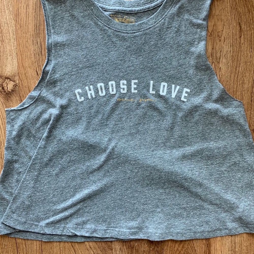Spiritual Gangster Soft “Choose Love” Crop Tank